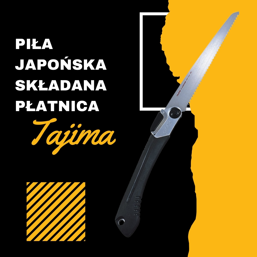 6. Piła japońska składana płatnica wąska uniwersalna Tajima "G-SAW"